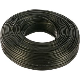 Телефонный кабель REXANT ШТЛП, 4 жилы Cu, черный, бухта 100м 01-5109 