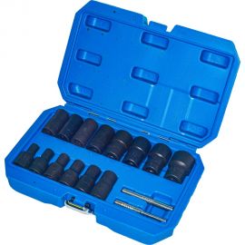 Набор головок для поврежденных болтов и гаек 16 шт VERTUL VR50927B 