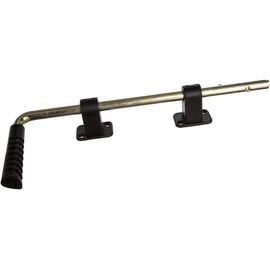 Засов для ворот GAH ALBERTS оцинкованный 400х40, диаметр 16мм, 207021 