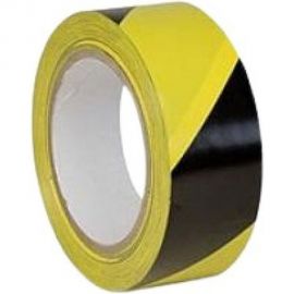 ПВХ лента ОПП для разметки Mehlhose GmbH толщина 190 мкм, цвет желто-черный KMLW05033 