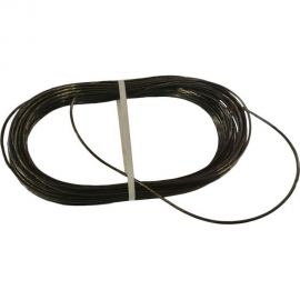 Стальной латунированный трос с покрытием полиамид BEFAST 2, погодоустойчивый, черный, 20м TCO020DS 