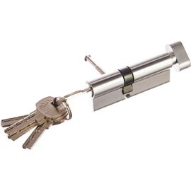 Цилиндровый механизм с вертушкой AJAX AX202/80 mm 30+10+40 CP хром 5 кл. 39875 