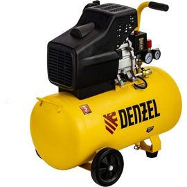 Воздушный компрессор с прямым приводом DENZEL DC1700/50 1,7 кВт, 50 литров, 260 л/мин 58164 