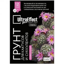 Универсальный грунт для кактусов и суккулентов EffectBio UltraEffect Plus Mineral 1.2 л 4603735996158 