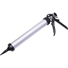 Закрытый профессиональный пистолет для герметика HARDEN алюминиевый корпус, 600 мл 620419 