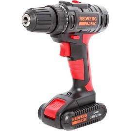Аккумуляторная дрель-шуруповерт REDVERG Basic SD18L/1-2 6628621 
