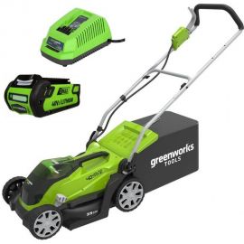 Аккумуляторная газонокосилка Greenworks G40LM35K2 40V 2501907UA 