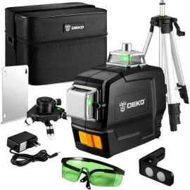 Лазерный самовыравнивающийся уровень DEKO DKLL12PG1 360/3 SET2 065-0235 