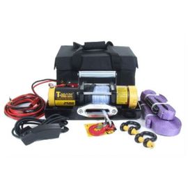 Переносная электрическая лебедка с синтетическим тросом T-Max ATW PRO 2500 W0927 