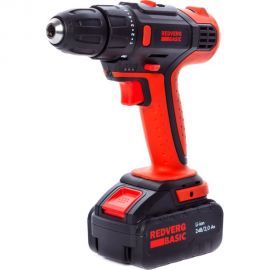 Аккумуляторная дрель-шуруповерт REDVERG Basic SD24L/2-2 6663428 