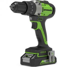 Аккумуляторная дрель-шуруповерт GreenWorks GD24DD60K2 3704107UA 