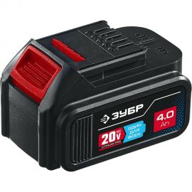 Аккумуляторная батарея ЗУБР Профессионал 20В, Li-Ion, 4Ач, тип T7 ST7-20-4 
