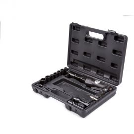 Пневматическая трещотка с набором головок 1/2" KraftWell в кейсе KRW12RW-T 