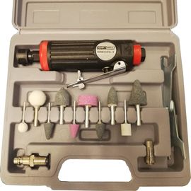 Пневматическая бормашинка KraftWell с набором насадок, в кейсе KRW25PG-T 