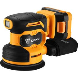 Эксцентриковая аккумуляторная шлифмашина DEKO DKCG20-125, 20В, 1х2.0Ач 063-4022 