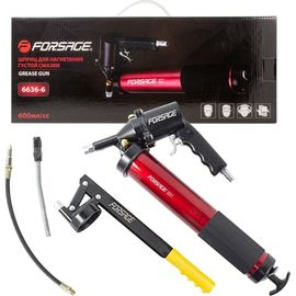 Ручной + пневматический шприц для нагнетания густой смазки Forsage 600 мл F-6636-6 51260 