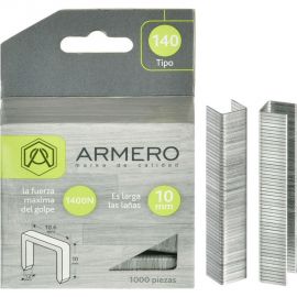 Скобы (1000 шт; 10 мм; тип 140) для степлера ARMERO A312/012 