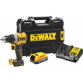 Бесщеточная дрель-шуруповерт DEWALT 2 скорости, 1 АКБ 18 В XR Li-Ion DCD800E1T-QW 