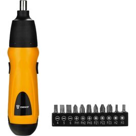 DEKO Отвертка аккумуляторная DKS-Li + набор бит (11 шт) 065-0661 