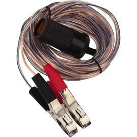 Автомобильный удлинитель прикуривателя REXANT от аккумулятора с зажимами 5 м 16-0217 