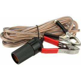 Автомобильный удлинитель прикуривателя REXANT от аккумулятора с зажимами 1.5 м 16-0215 