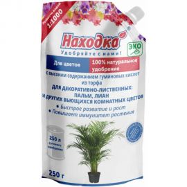 Удобрение для декоративно-лиственных: пальм, лиан Находка ЭКО концентрат на 250 л, 0.25 кг АЦ210004 