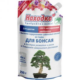 Удобрение для комнатных цветов: бонсай Находка ЭКО концентрат на 250 л, 0.25 кг АУ210007 
