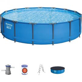 Каркасный бассейн Bestway 427х107см, 13030л, 3028л/ч, 56950 BW 