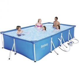 Каркасный бассейн BestWay 400х211х81см прямоугольный 56424 BW 