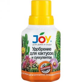 Удобрение для кактусов и суккулентов JOY 250 мл 4607043131539 