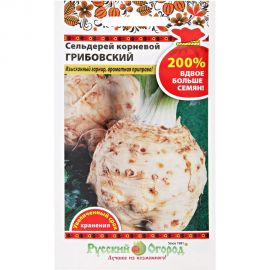 Семена РУССКИЙ ОГОРОД Сельдерей корневой Грибовский 1 г 417202 