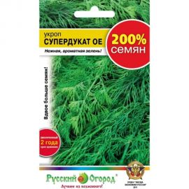 Семена РУССКИЙ ОГОРОД Укроп Супердукат ОЕ 200% NEW 5 г 417308 