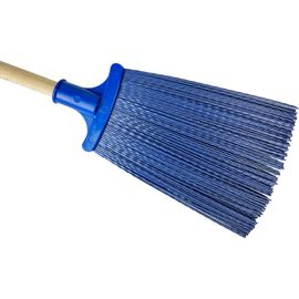 Плоская веерная пластиковая метла с черенком Спец КПБ-230835 