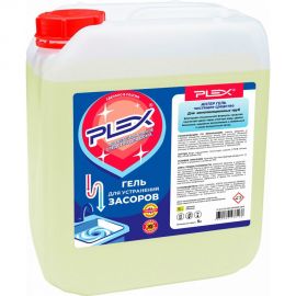 Средство для устранения засоров PLEX Интер Гель 5л УТ000004394 