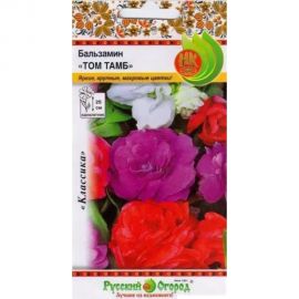Семена РУССКИЙ ОГОРОД Цветы Бальзамин Том Тамб, смесь 0.2 г 702108 