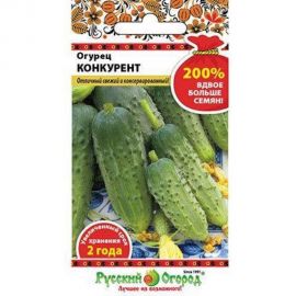 Семена РУССКИЙ ОГОРОД Огурец Конкурент 1 г 411120 
