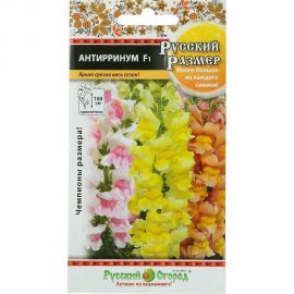 Семена РУССКИЙ ОГОРОД Цветы Антирринум F1 Русский Размер, смесь 15 шт. 771169 
