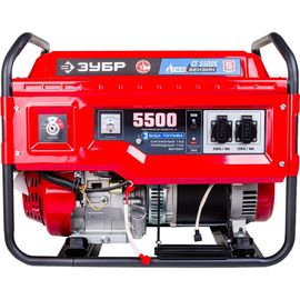 Гибридный генератор бензин/газ с электростартером ЗУБР 5500 Вт, СГ-5500Е 
