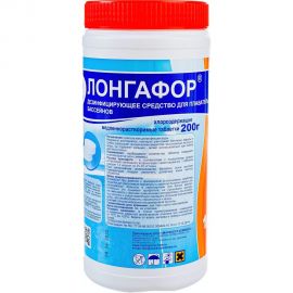 Лонгафор-200г/1кг коробка, медленнорастворимые таблетки для непрерывной хлорной дезинфекции воды МАРКОПУЛ КЕМИКЛС 