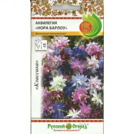 Семена РУССКИЙ ОГОРОД Цветы Аквилегия Нора Барлоу, смесь, 0.08 г 7011201 