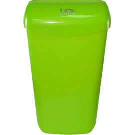 Корзина для мусора LIME 23 л, подвесная, с держателем мешка, зеленая 974234 