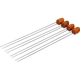 Набор двойных шампуров BOYSCOUT 38 см, 4 шт. 61052 