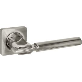 Дверная ручка (никель матовый/никель блестящий) PUERTO AL 523-02 SN/NP 