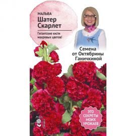 Семена ОКТЯБРИНА ГАНИЧКИНА Мальва Шатер Скарлет 0.1 г 121249 