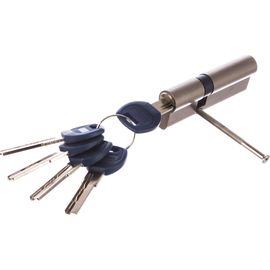 Цилиндр DOORLOCK V 2300AB N серия Variant, никелированный, 35x55 мм, 5 перф.ключей 79066 