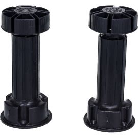 Цокольная ножка Tech-Krep Н100 /95-125/ мм черная комплект 2 штуки с клипсой 129970 