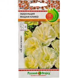 Семена РУССКИЙ ОГОРОД Цветы Эшшольция Мадам Клико 0.1 г 703625 