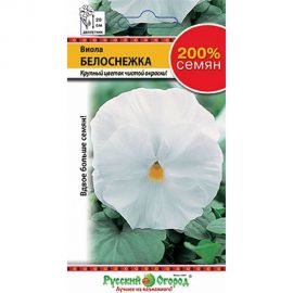 Семена РУССКИЙ ОГОРОД Цветы Виола Белоснежка 200% 0.2 г 712325 