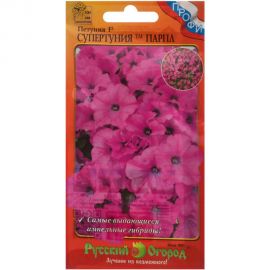 Семена РУССКИЙ ОГОРОД Цветы Петуния Супертуния Парпл F1 6 шт. 783278 