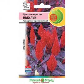 Семена РУССКИЙ ОГОРОД Цветы Целозия перистая Нью Лук 15 шт. 703544 